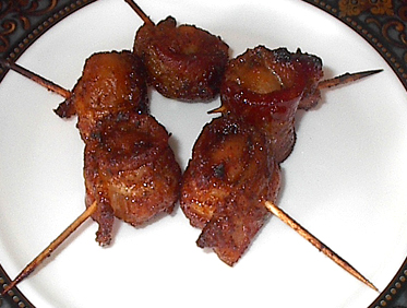 Bacon Wrapped Waterchestnuts Picture