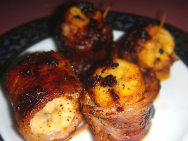 Bacon Wrapped Bananas Picture