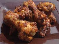 Plated, Baked Wings, without Sauce Picture