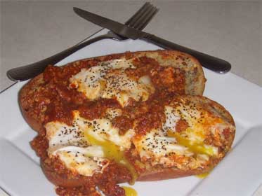 Poached Eggs Italian Style Picture