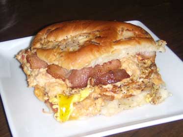 Bacon, Egg, and Pimento Cheese Sandwich Picture