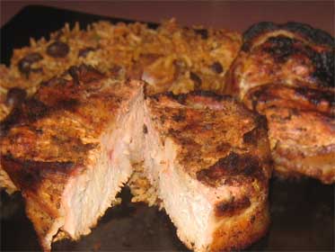 Bacon Wrapped, Pork Loin Chops, Picture