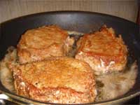 Browning Pork Loin Chops, Picture