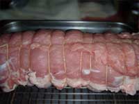 Fruit Stuffed Roast, Stuffed and Tied Picture