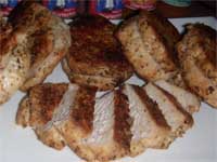 Click here to go to my recipe for Steakhouse Marinated, Pork Loin Chops