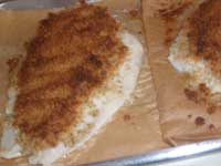Cooked, Baked Flounder Picture