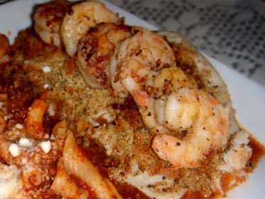 Baked Flounder With Shrimp Picture