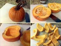 Cutting the Pumpkin Picture