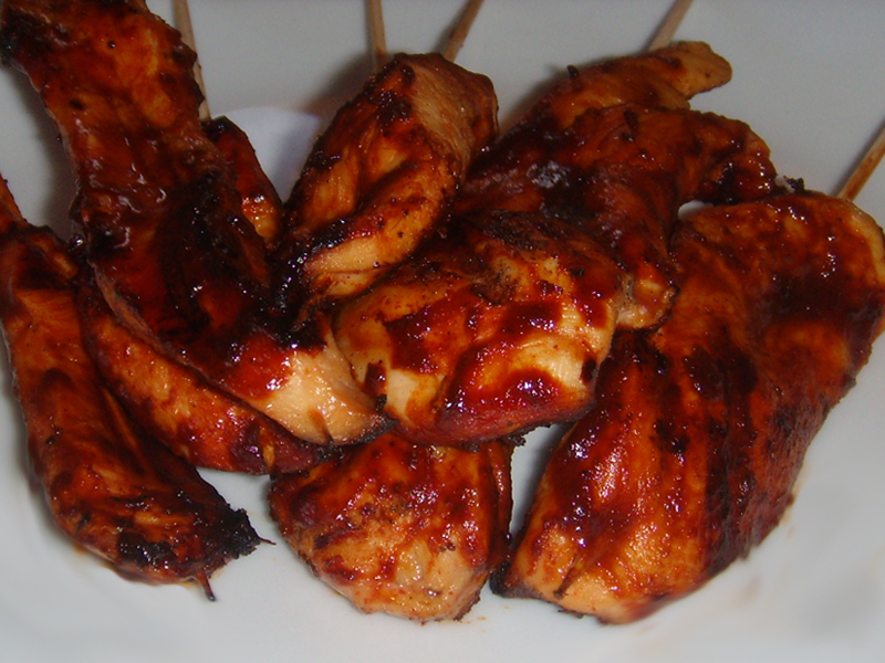 Plated, Chicken Satay, Picture
