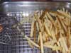 Picture of Holding the fries between the 1st and 2nd fry, Picture. Click to Enlarge.