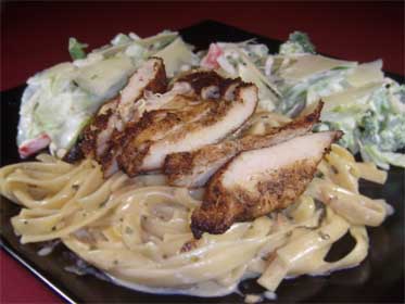 Blackened Chicken Alfredo Picture