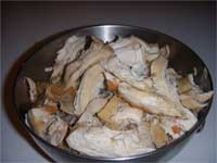 Cleaned Chicken form the Soup Picture