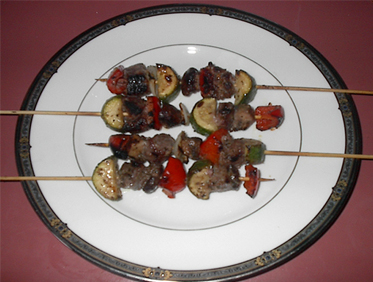 Mini Marinated Beef Kabobs Picture