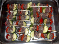 Skewered Kebabs, Ready to Cook Skewered Kebabs, Ready to Cook Picture