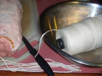 Cutting the Butchers Twine Picture