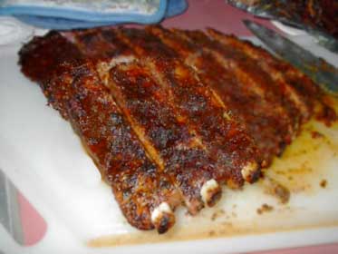 Butt Kickin' Smoked Pork Ribs Picture