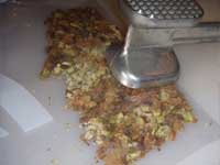 Crushing Pistachios for a Topping Picture