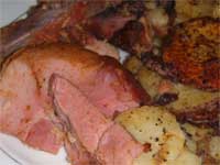 Leftover Ham, With
South West Pepper Fried Potatoes Picture