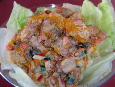 Orange Jerked, Shrimp Salad Picture